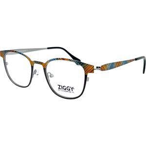 Ziggy by Cendrine O 1829 Womens Eyeglass Frame C3 Orange/Blue